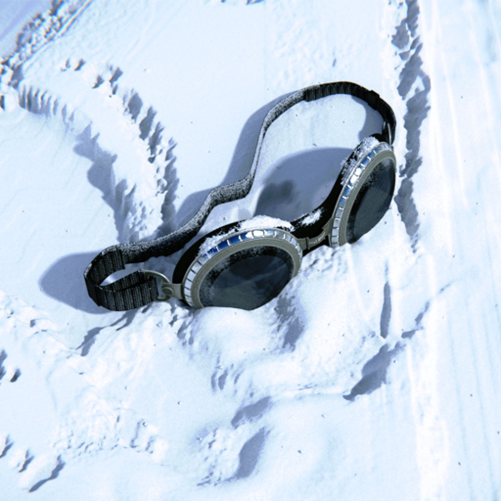 goggles on the snow preview image 1